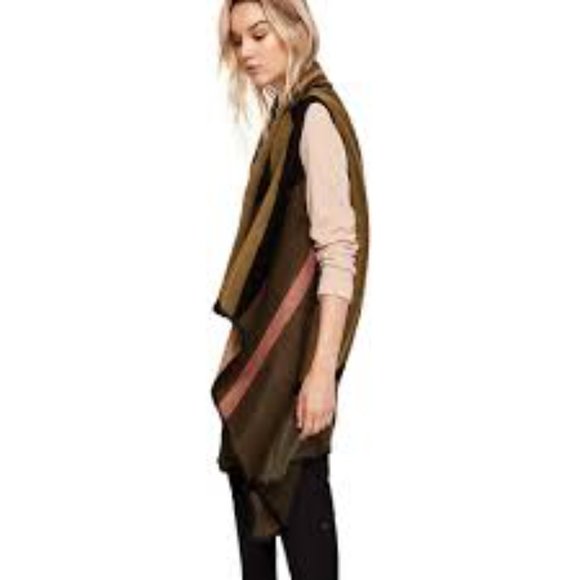 Lolë Jacquard Sleeveless Duster Cardigan O/S - Picture 2 of 13